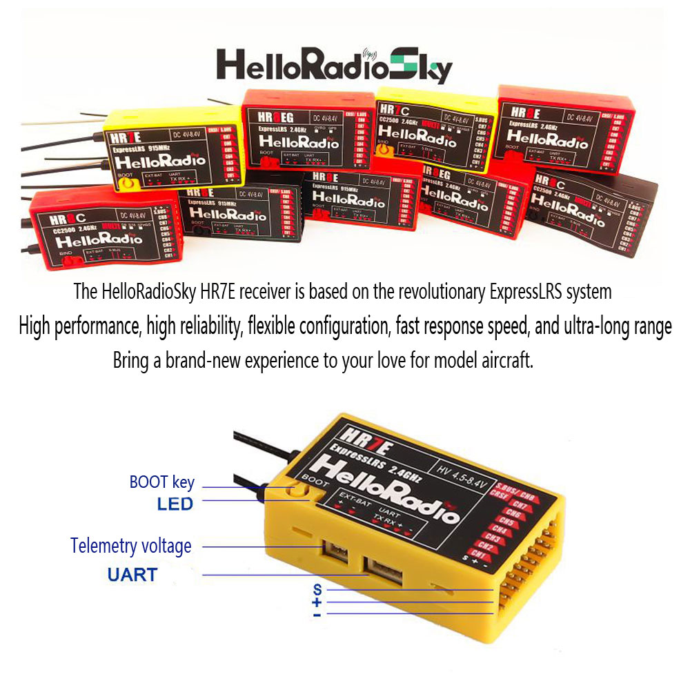 جهاز استقبال HelloRadio HR7E E - مراجعة Radiomaster Ranger 2.4Ghz Elrs Module وسعره