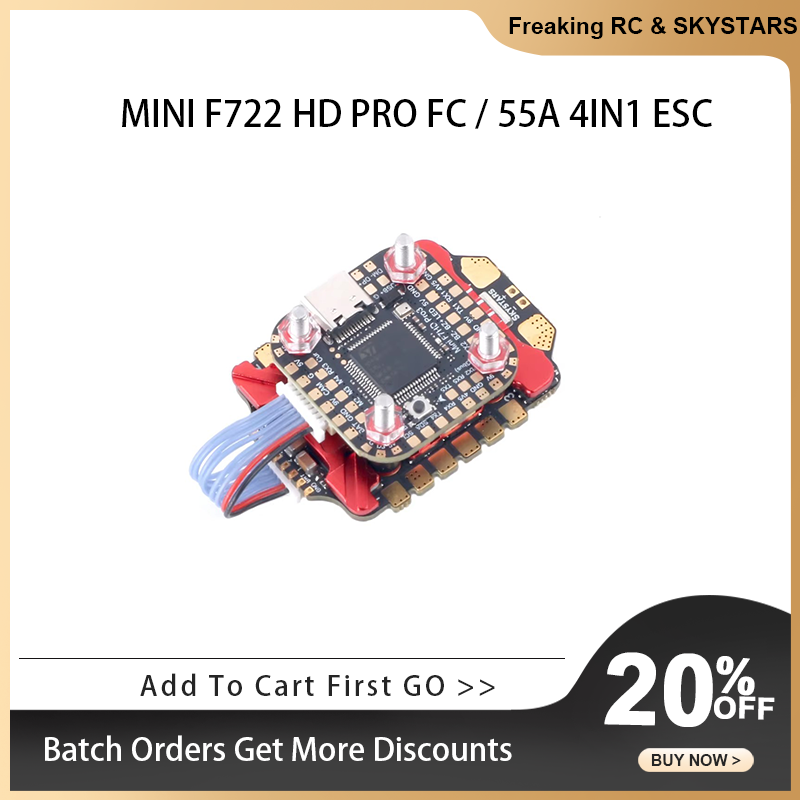 طائرة بدون طيار للسباق من SKYS - مراجعة Foxeer Reaper F4 128K 65A Esc وسعره