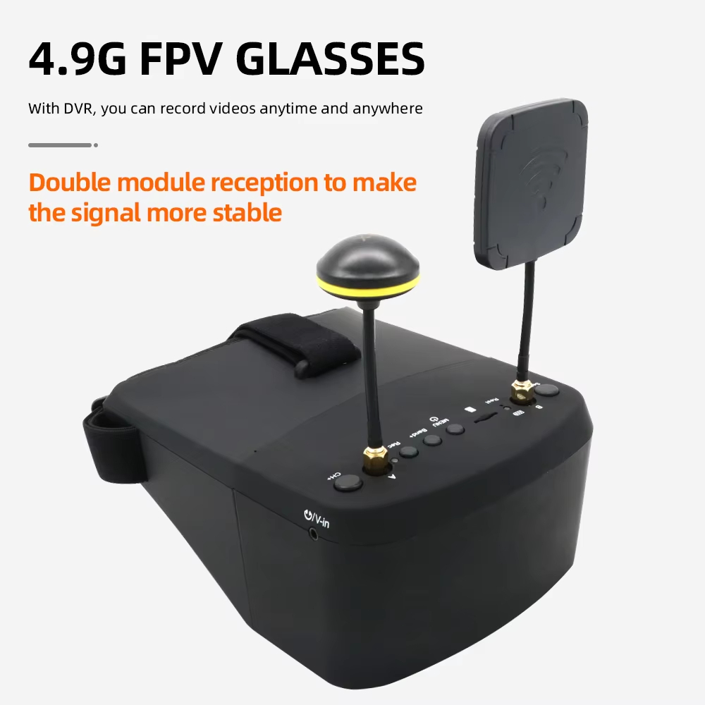 نظارات فيديو FPV طراز LS800D م - مراجعة Skyzone Cobra X V2 Fpv Goggles وسعره